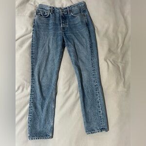 GRLFRND “Karolina” Acid Wash Denim Jeans